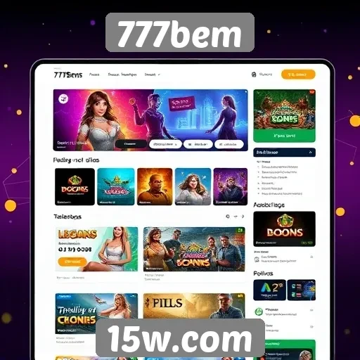 Interface e usabilidade do site 777bem
