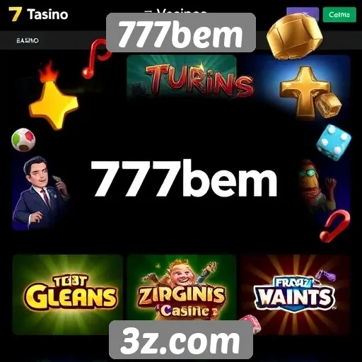 Variedade de jogos disponíveis na plataforma 777bem
